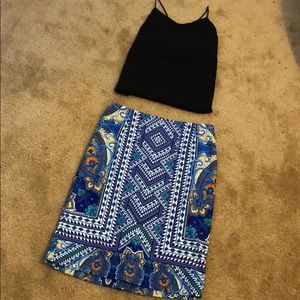 Beautiful multi color skirt